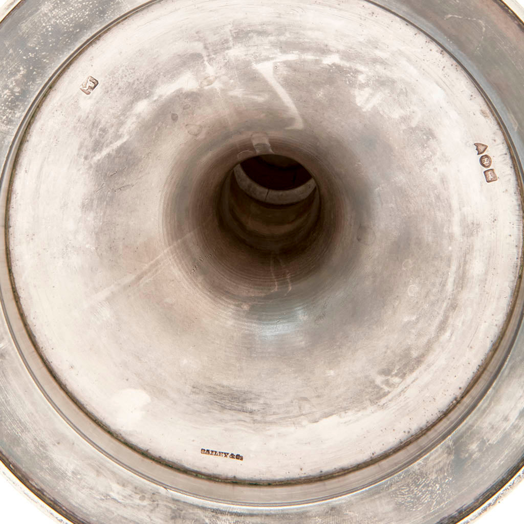 Marks on the George Sharp for Bailey &amp; Co.,  Large Antique Sterling Silver Chalice, Philadelphia, c. 1867