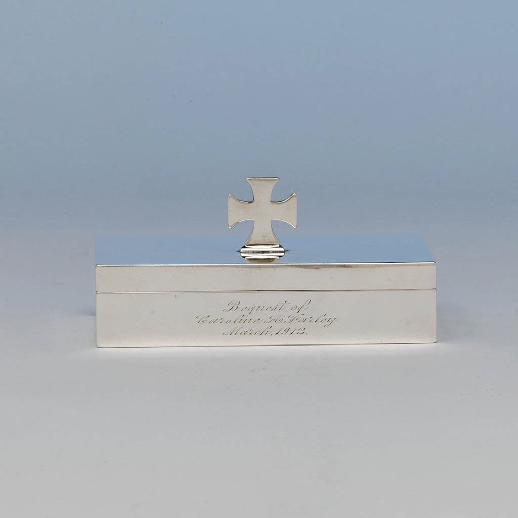 Gorham Antique Sterling Silver Ciborium Box, Providence, RI, 1912 ...