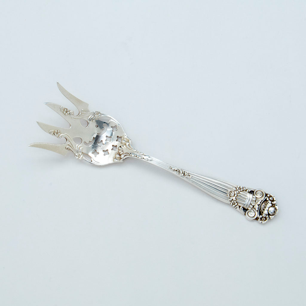 Towle 'Georgian' Pattern Antique Sterling Silver Beef Fork, Newburyport, MA, c. 1900
