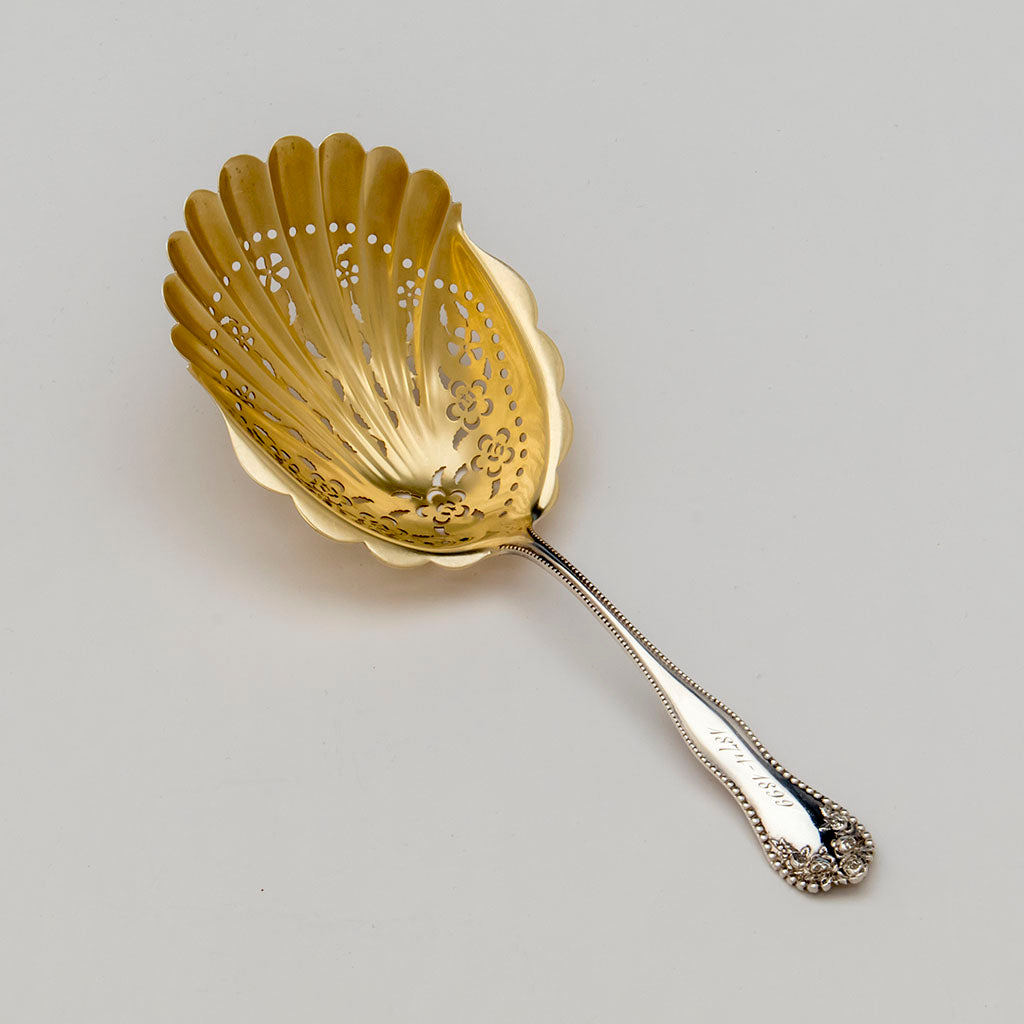 Gorham 'Lancaster Rose' Saratoga Chip Server, Providence, RI, c. 1899