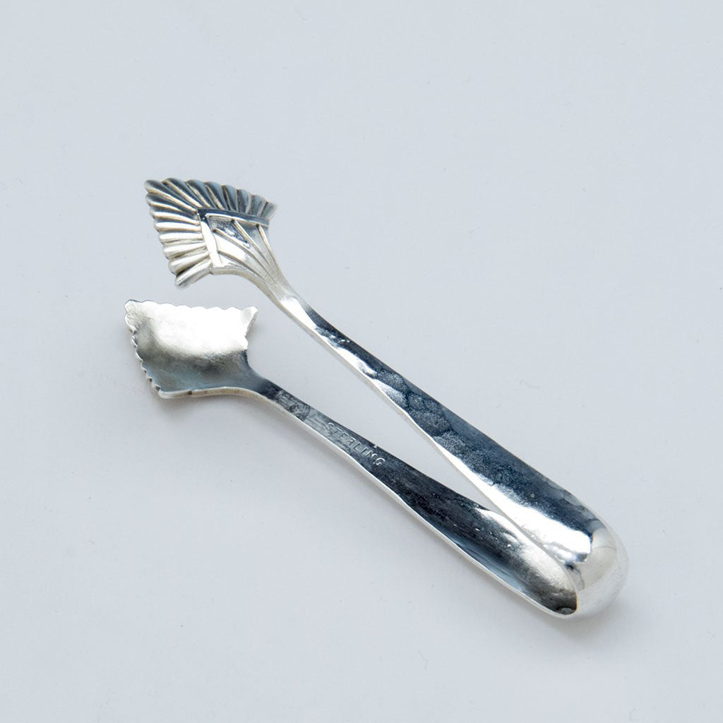 Shiebler Antique Sterling Silver Small Tongs, NYC, NY, c. 1880's