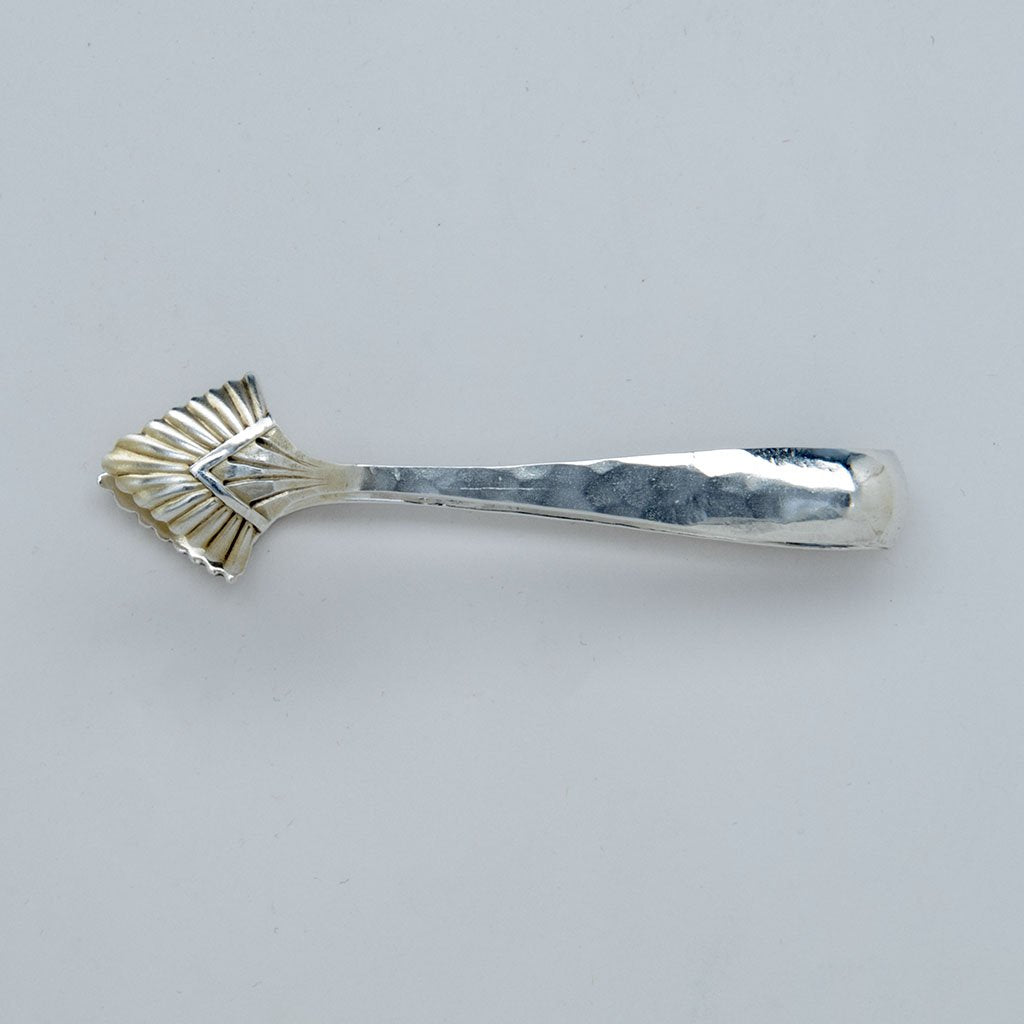 Detail of Shiebler Antique Sterling Silver Small Tongs, NYC, NY, c. 1880&#39;s