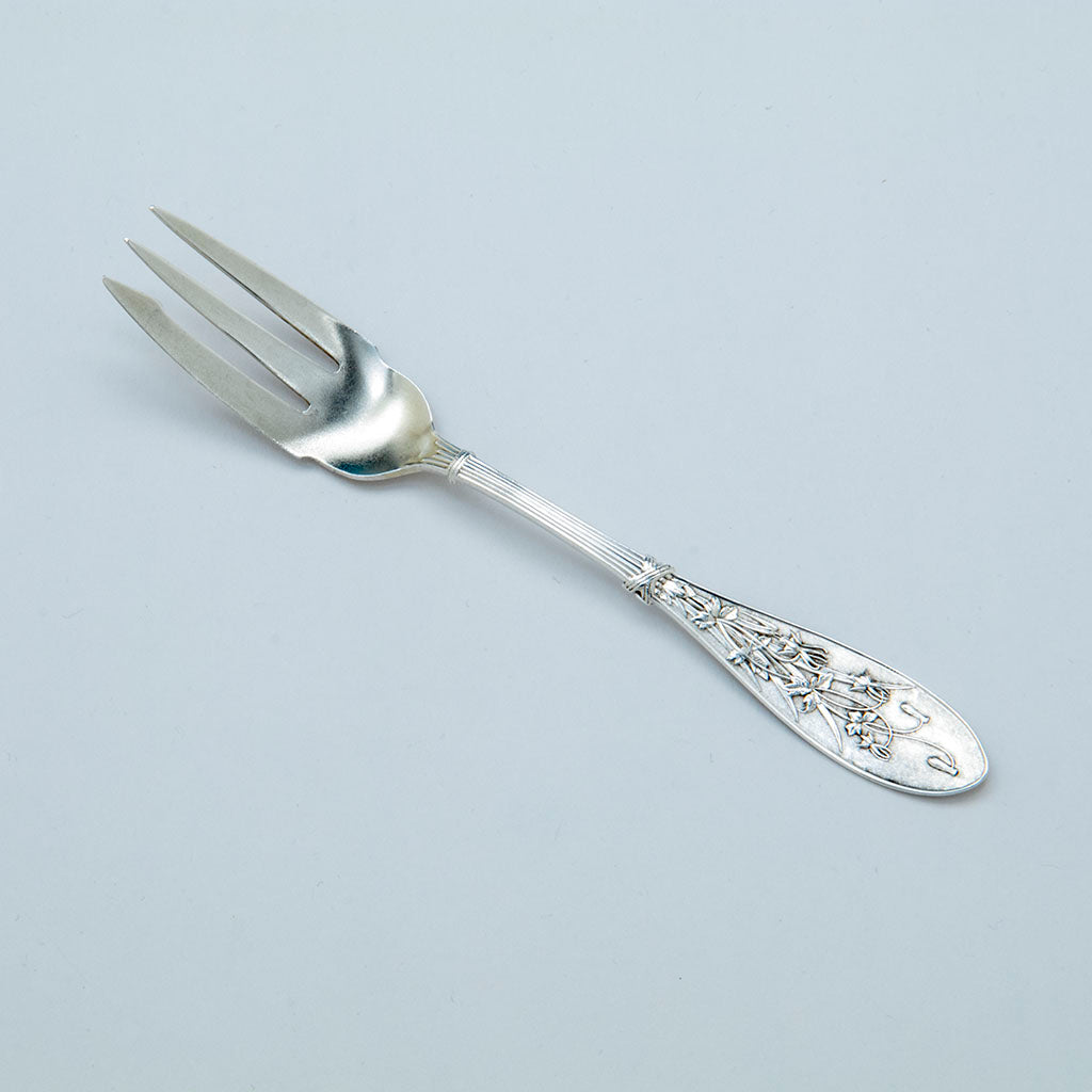 Whiting 'Sterling 'Honeysuckle' Pattern Pickle Fork, NYC, c. 1870's
