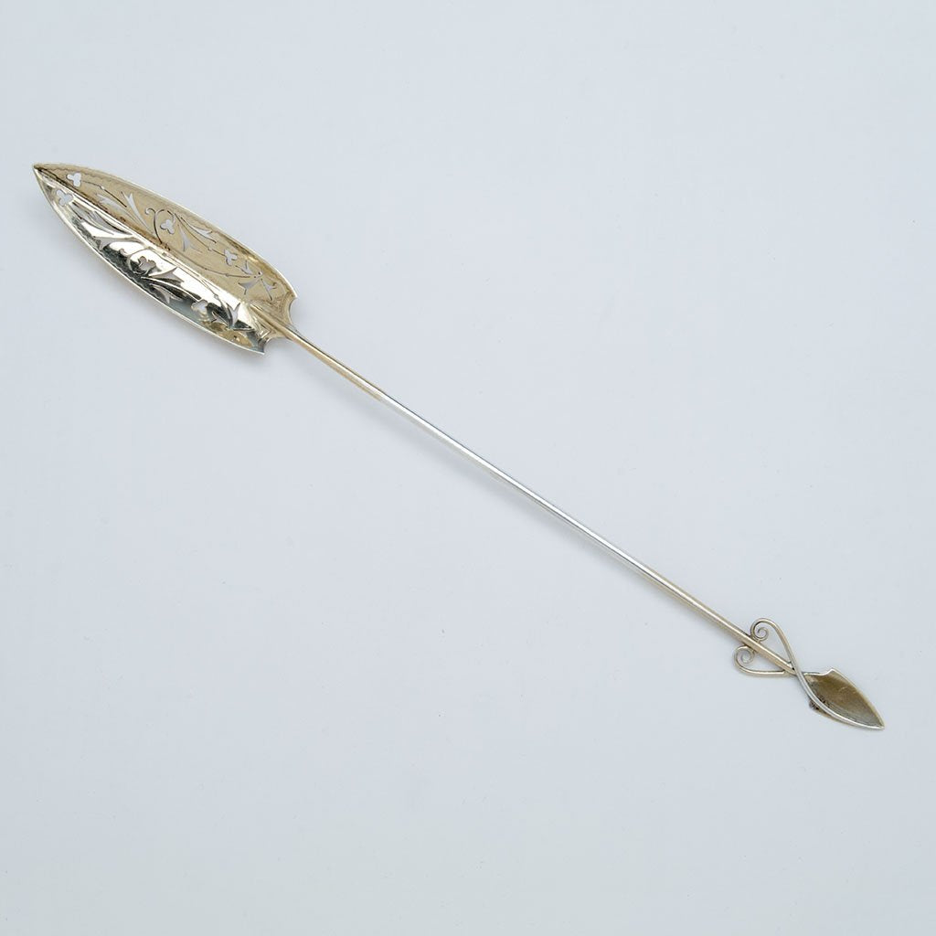 Gorham '#66' Antique Sterling Olive Server, Providence, RI, c. 1870's